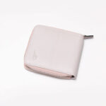 کیف پول زنانه چرمی زیپی صورتی