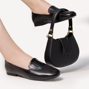 کفش کالج مجلسی زنانه چرمی 756