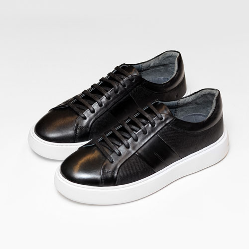 کفش اسپرت مردانه چرمی 2009 مشکی