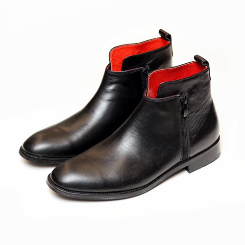 نیم بوت مردانه چرمی 2049