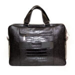 کیف اداری دسته کوتاه جلو دو خط چرمی