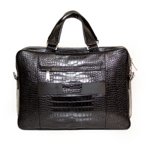 کیف اداری دسته کوتاه جلو دو خط چرمی