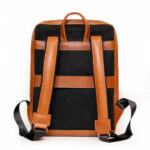 پشت کوله پشتی دو زیپ چرمی