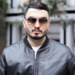 یقه کاپشن چرم مردانه مدل نامی