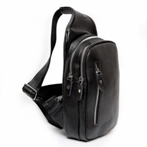 بادی بگ مستطیلی مردانه چرمی مشکی