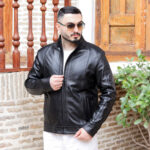 کاپشن چرم مردانه مدل کوین 1
