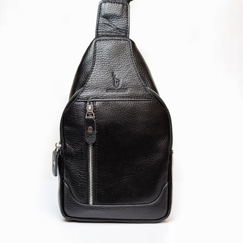 بادی بگ مربع مردانه چرمی مشکی