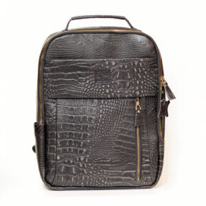 کوله پشتی تک زیپ چرمی