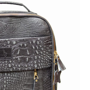 دیزاین کوله پشتی تک زیپ چرمی