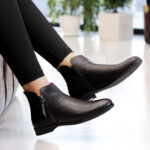 پا خور نیم بوت زنانه چرمی 1008