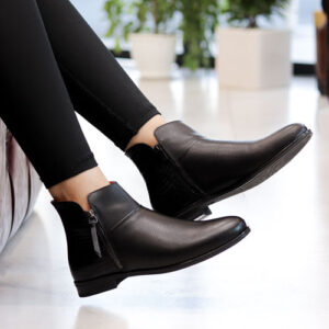 پا خور نیم بوت زنانه چرمی 1008