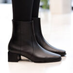 پا خور نیم بوت زنانه چرمی 1075