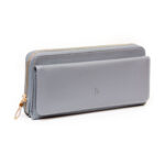 کیف دستی زنانه چرمی 04 طوسی