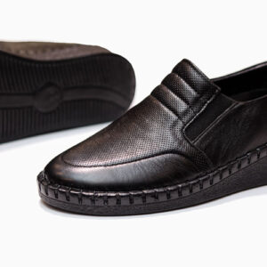 کفش رسمی اداری زنانه چرمی 1081 مشکی