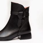 دیزاین نیم بوت زنانه چرمی 1012