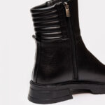 نیم بوت زنانه چرمی 1013 مشکی