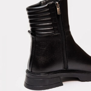 نیم بوت زنانه چرمی 1013 مشکی