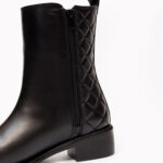 نیم بوت زنانه چرمی 1015 مشکی