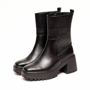 نیم بوت زنانه چرمی 1027