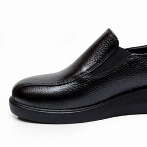 کفش طبی زنانه چرمی 1078 مشکی