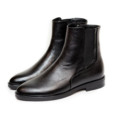 women-leather-ankle-boots-1093 نیم بوت زنانه چرمی 1093